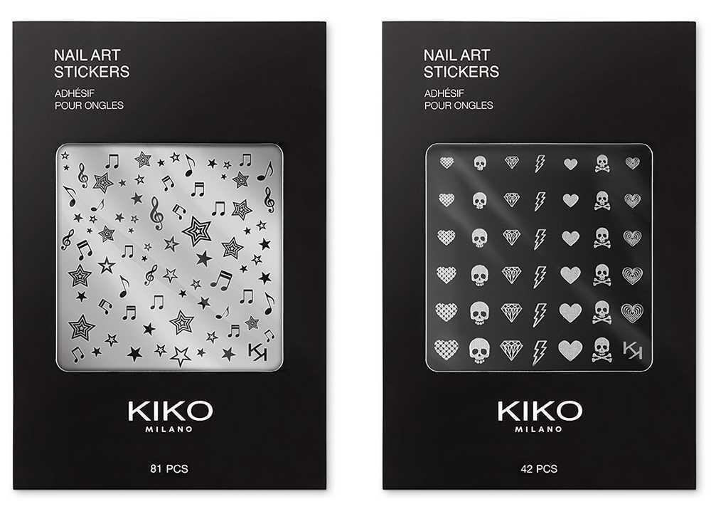 stickers nail art kiko