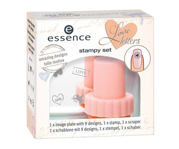 stamping set Essence Love Letters 
