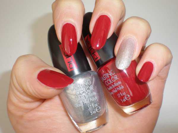 nail art rosso 