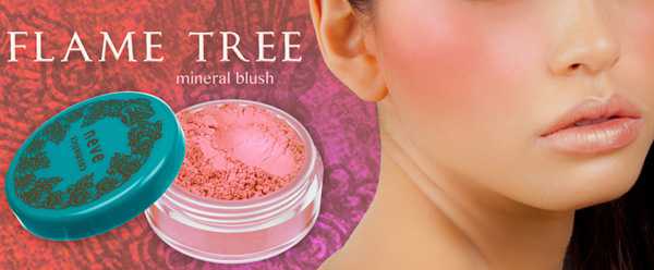 blush neve cosmetics flame tree