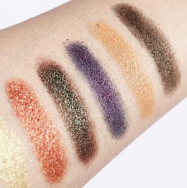 swatches duochrome neve palette