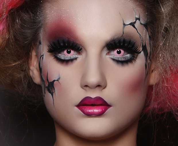 make up Halloween Bambola Assassina
