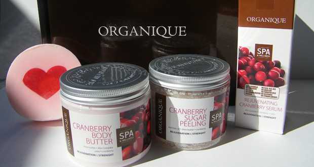 prodotti Organique linea Cranberry