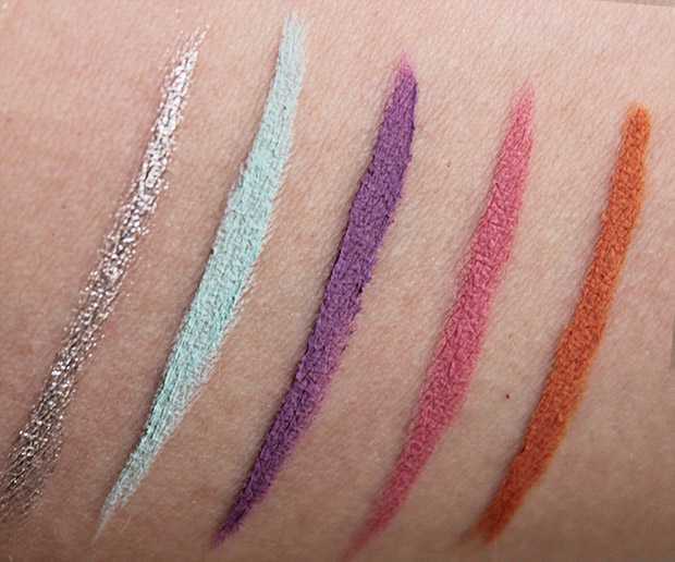 pupa sporty chic swatches ombretti usati come eyeliner
