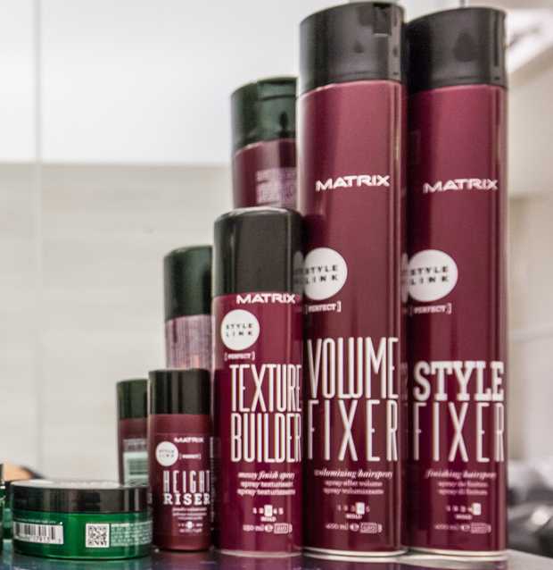matrix prodotti styling capelli