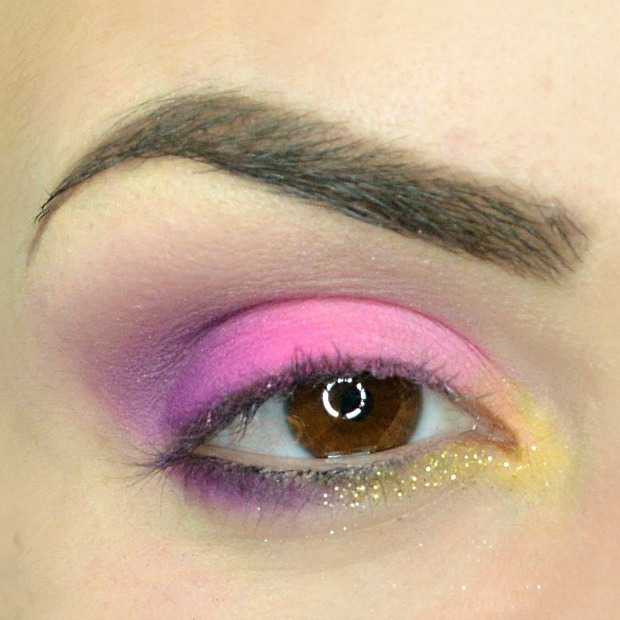 makeup occhi colorato