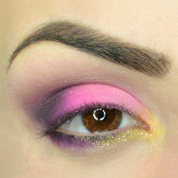 makeup occhi colorato