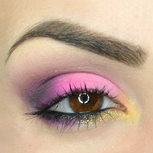 make up occhi colorato
