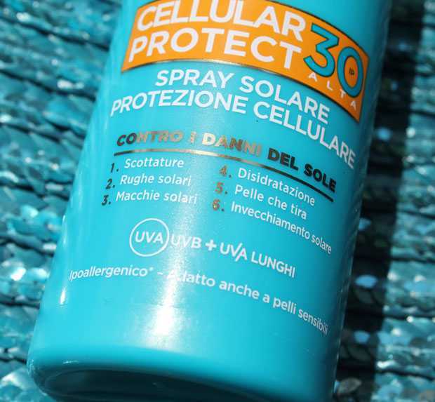 spray protezione cellulare spf 30