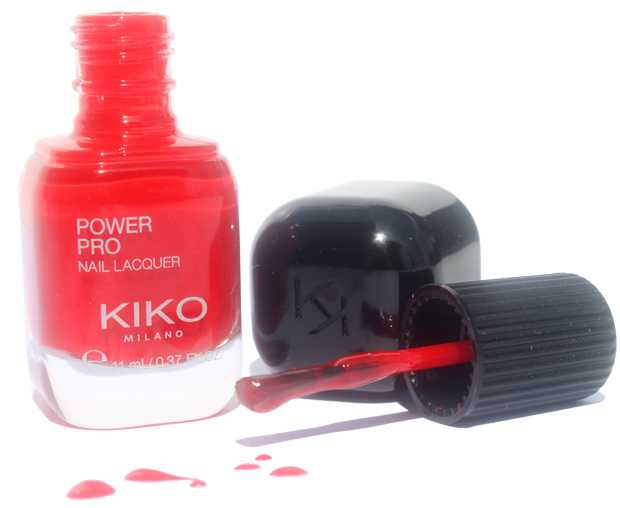 smalto kiko power pro nail laquer rosso