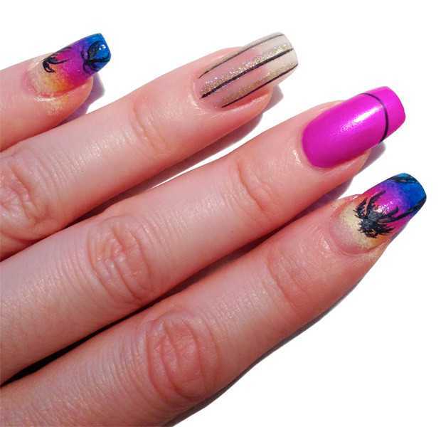 tutorial nail art step by step