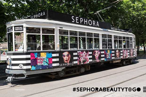 Sephora tram della bellezza Milano
