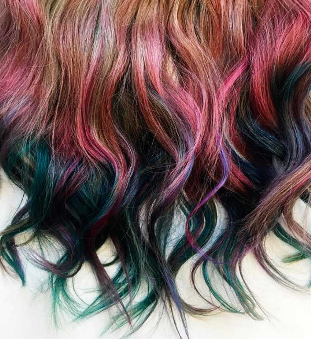 capelli colorati mermicorn hairs