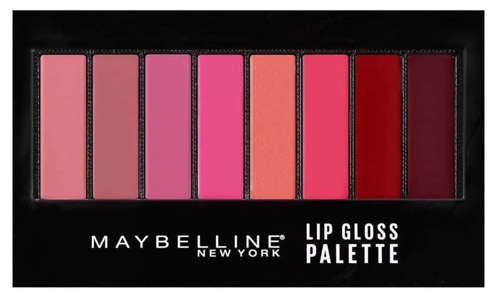 maybelline lip gloss palette