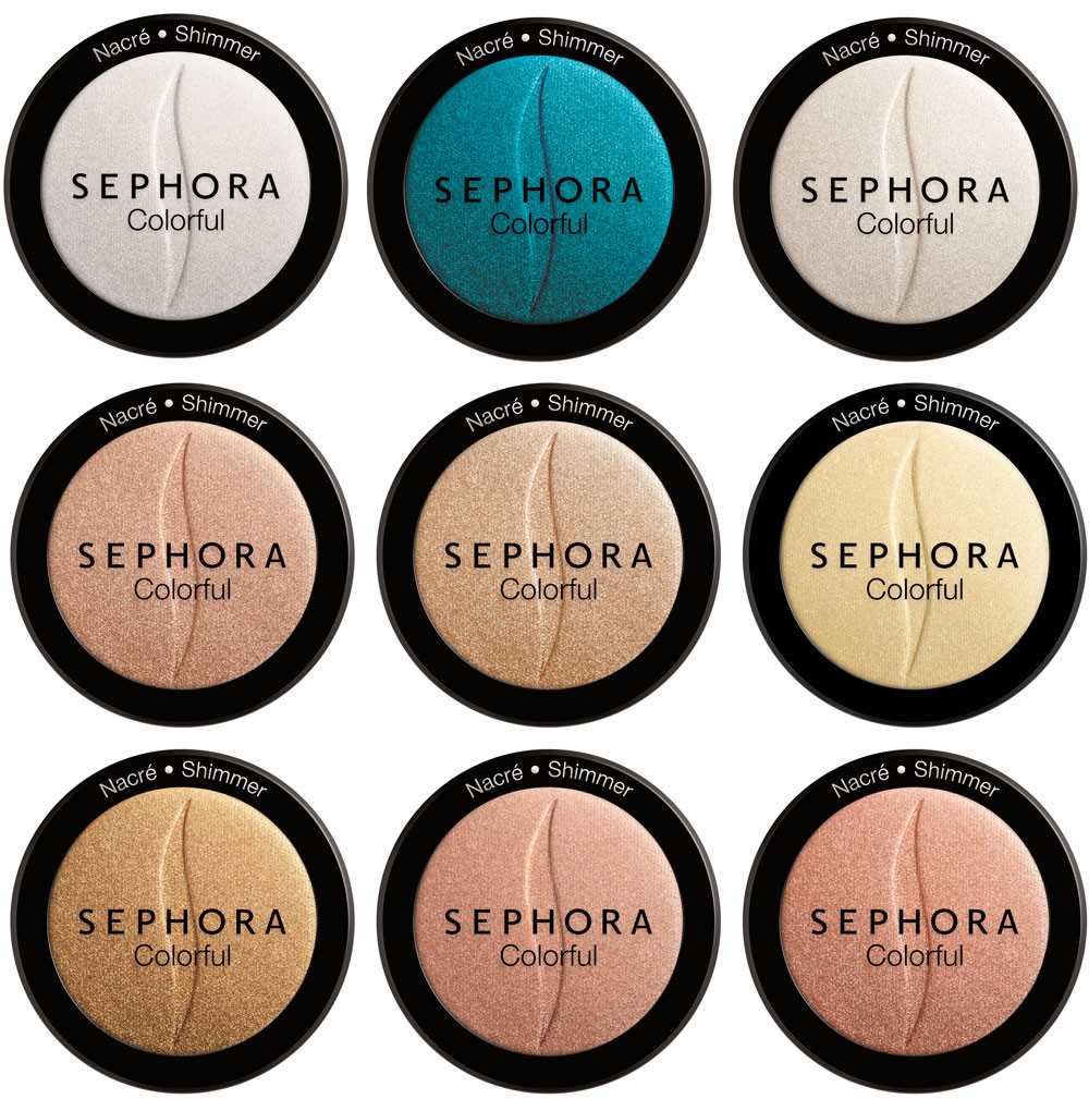 sephora colorful eyes ombretti shimmer