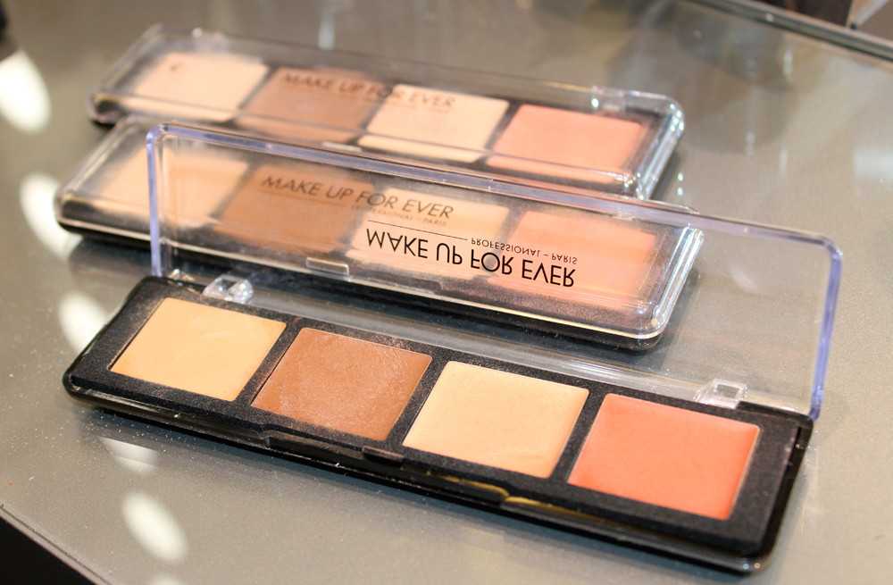 palette contouring make up for ever