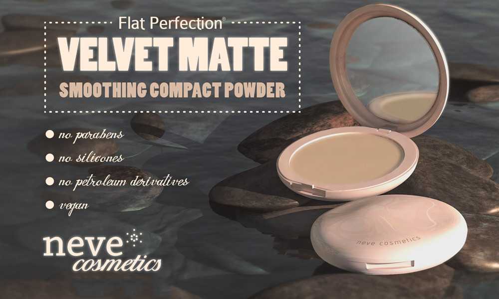 Neve Cosmetics Velvet Matte smoothing compact powder
