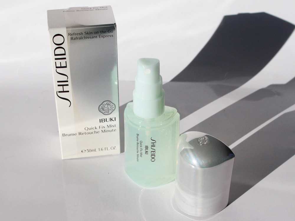 shiseido ibuki quick fix mist