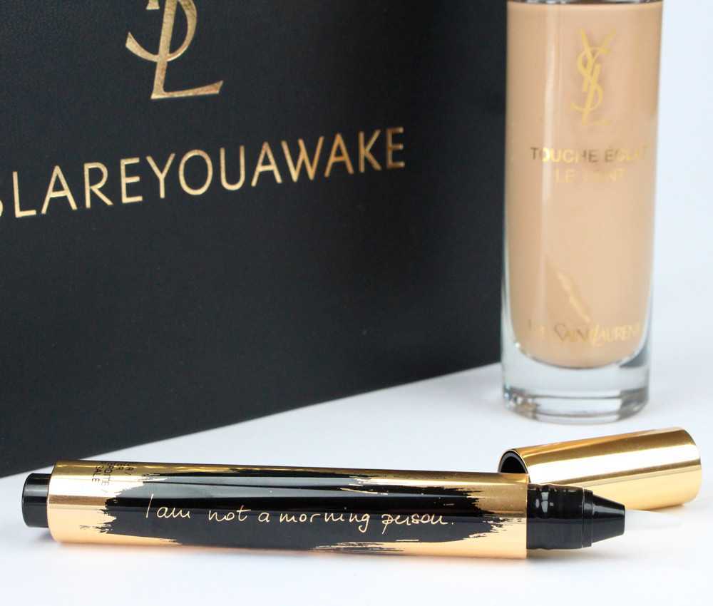 ysl touche eclat i'm not a mornig person
