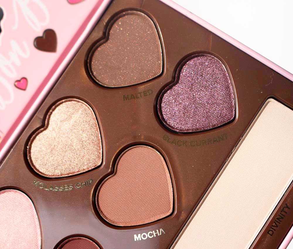 ombretti too faced palette chocolate