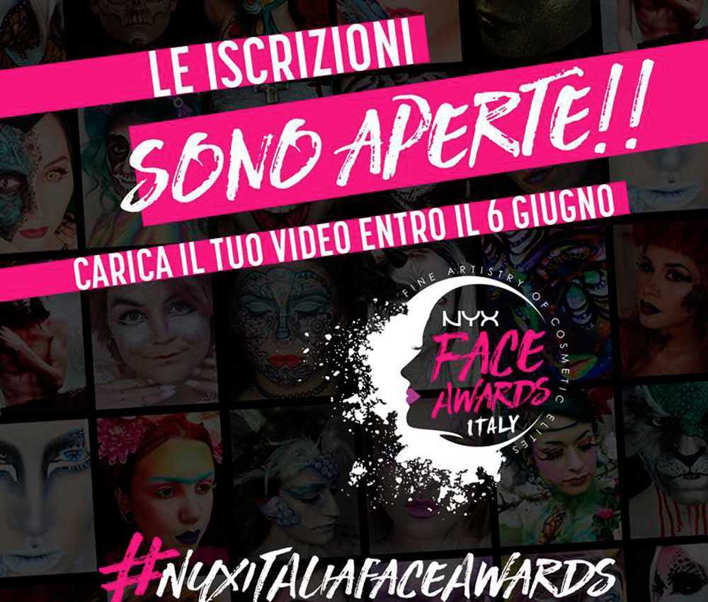nyx face awards italia 2016
