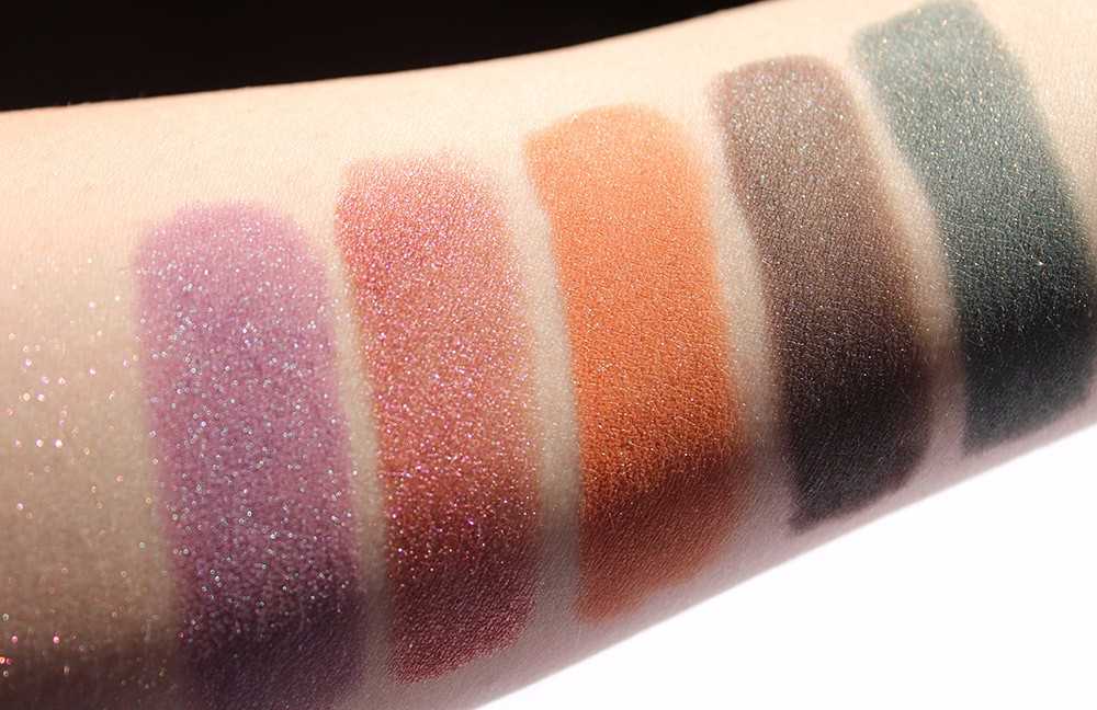 Swatches Sisters of Pearl Neve Cosmetics