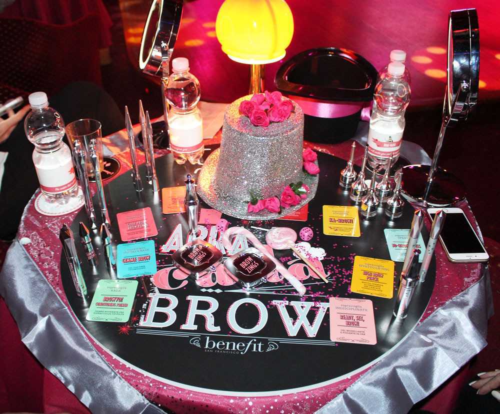benefit cosmetics brows event