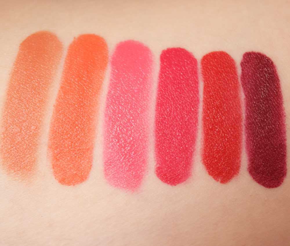 swatch l'oreal palette rossetti