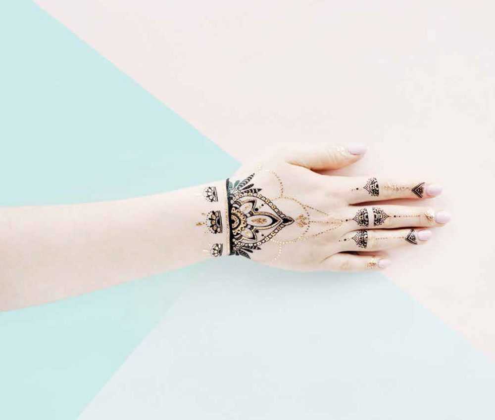 tatuaggi temporanei mani