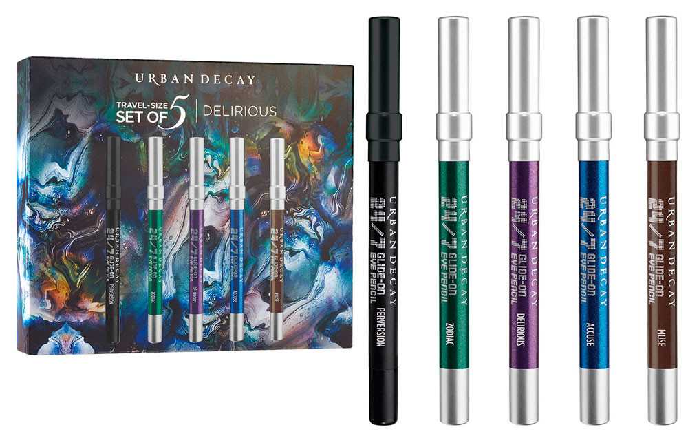 urban decay Travel Size Set of Five Delirious 