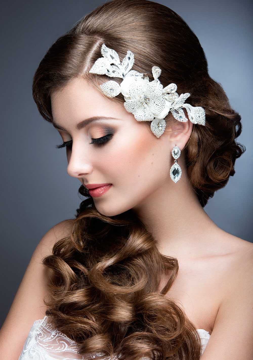 22 Idee Su Sposa Capelli Ricci Pinterest