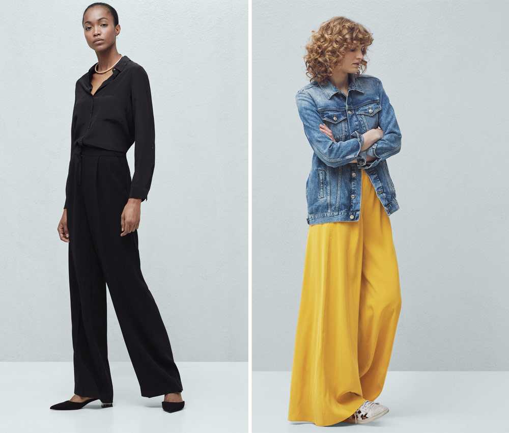 Pantaloni larghi deals e converse