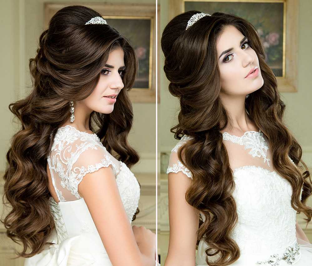 Pettinature Sposa Capelli Sciolti con Diadema