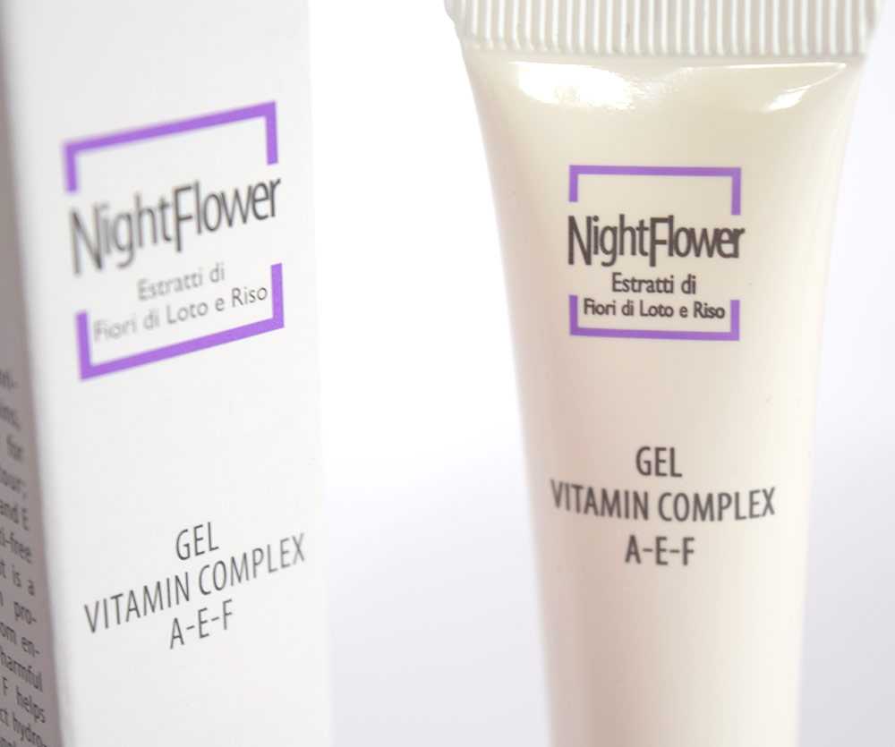 night flower gel vitamin complex a-e-f