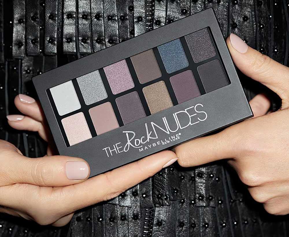 Palette the rock nudes Maybelline