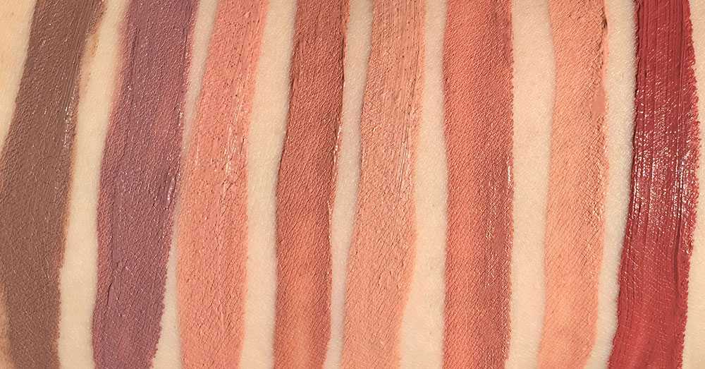 Rossetti NYX Lip Lingerie swatches