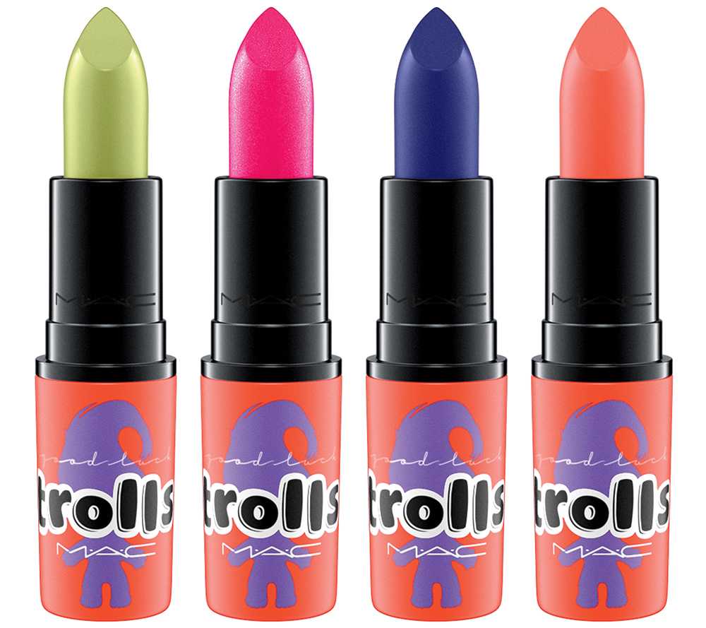 mac lipstick good luck trolls