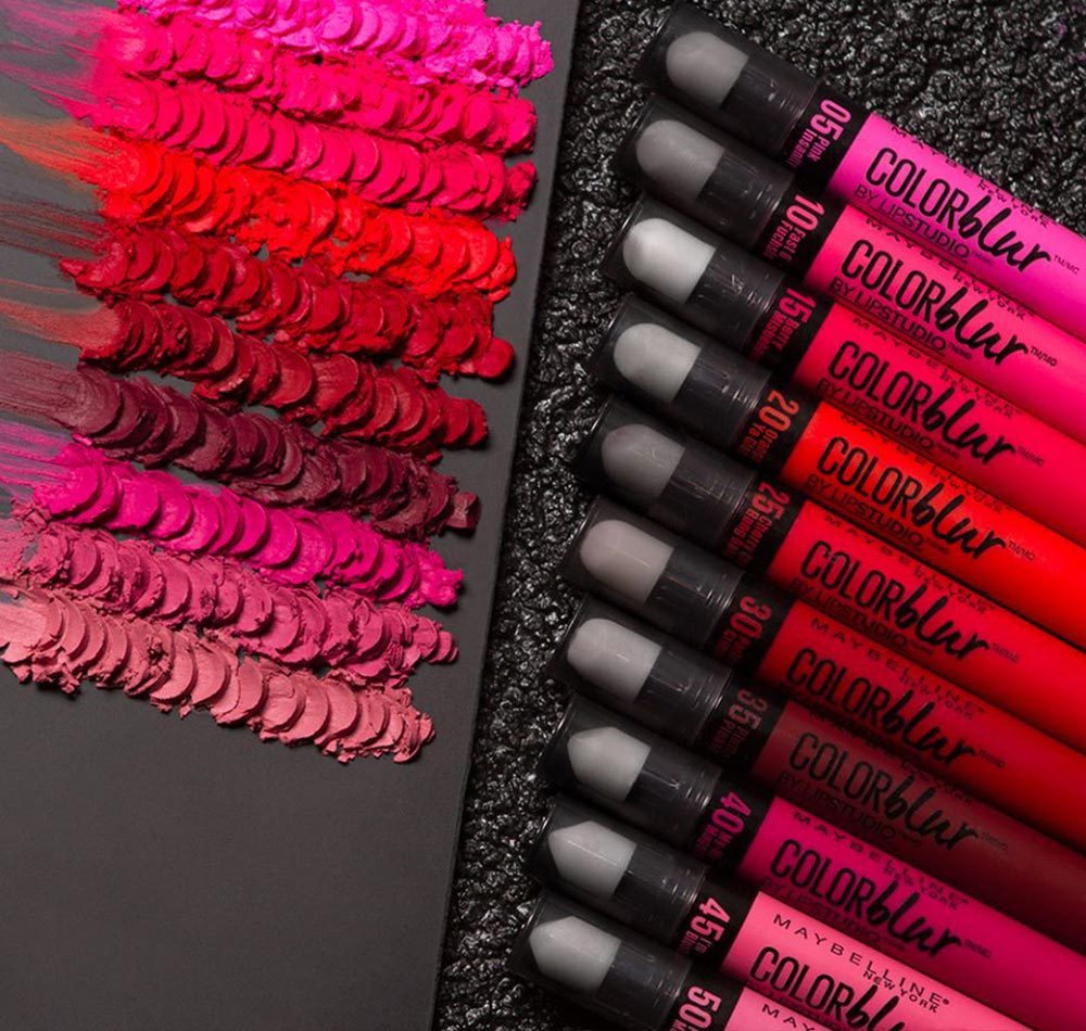 Color Blur matte lip pencils Maybelline New York