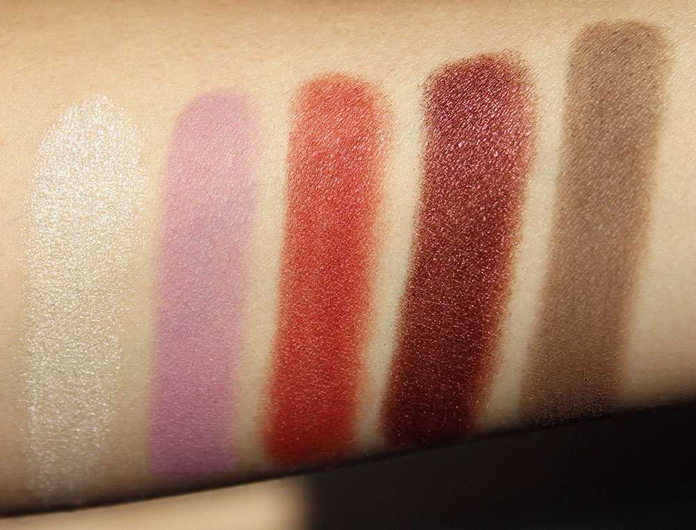Swatches ombretti Neve Mutations