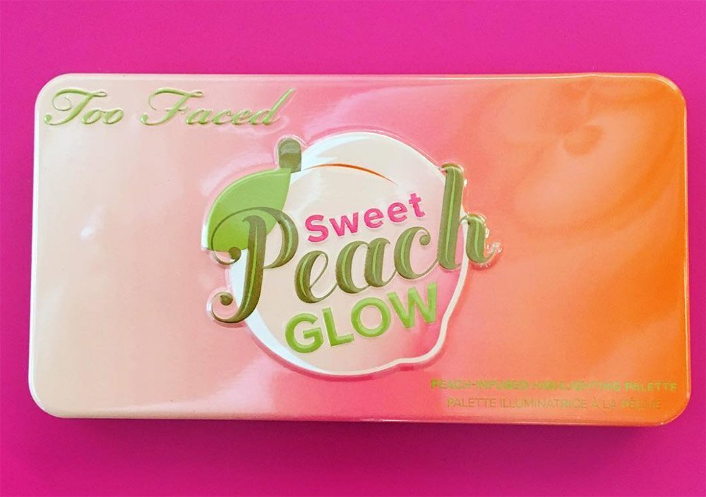 too faced sweet peach glow