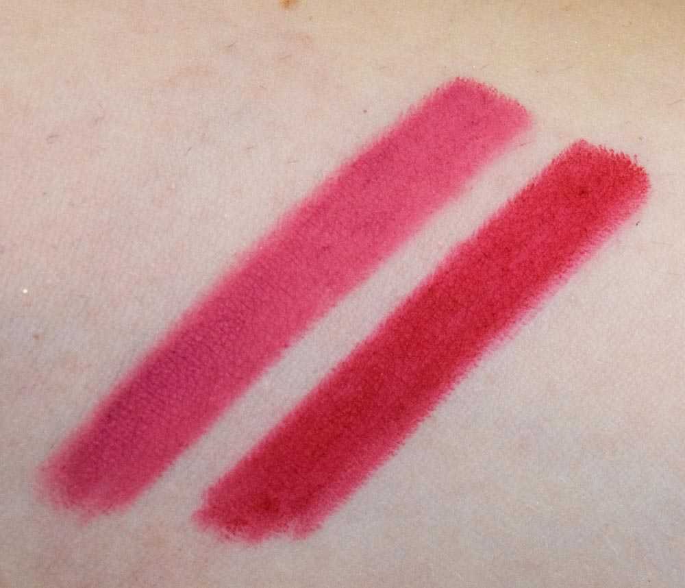 swatches matite glimmerstick lip liner