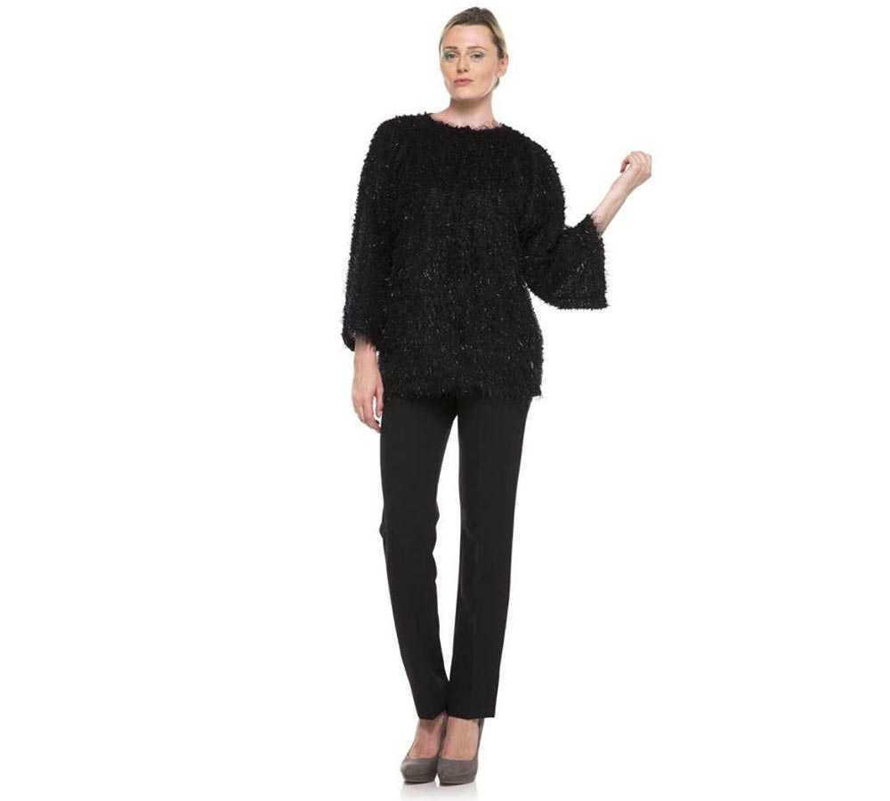 Cannella cappotto Nero