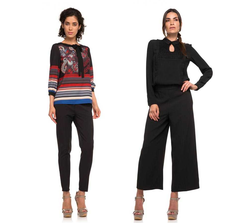 Cannella pantaloni neri