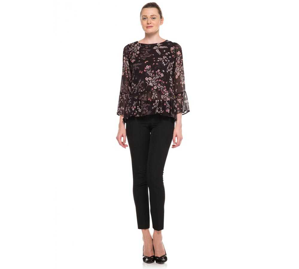 Cannella camicia fiori