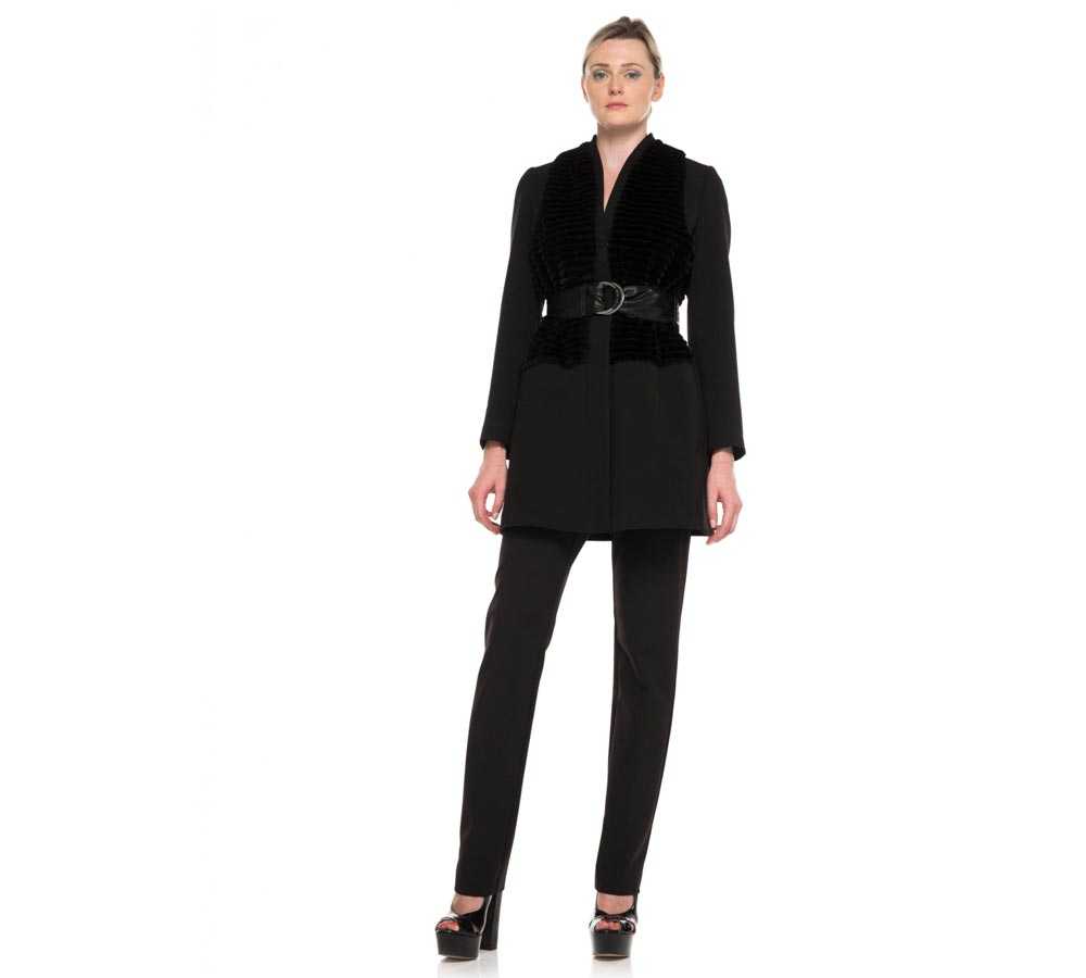 Cannella Cappotto nero