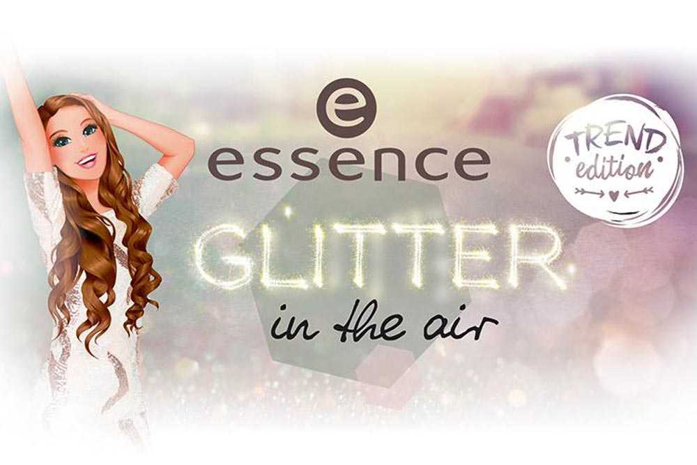 essence glitter in the air