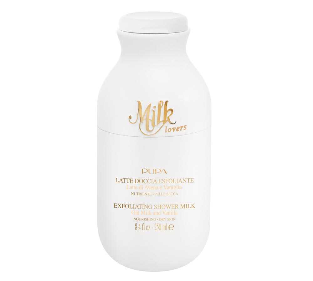 pupa milk lovers latte doccia esfoliante latte di avena e vaniglia 