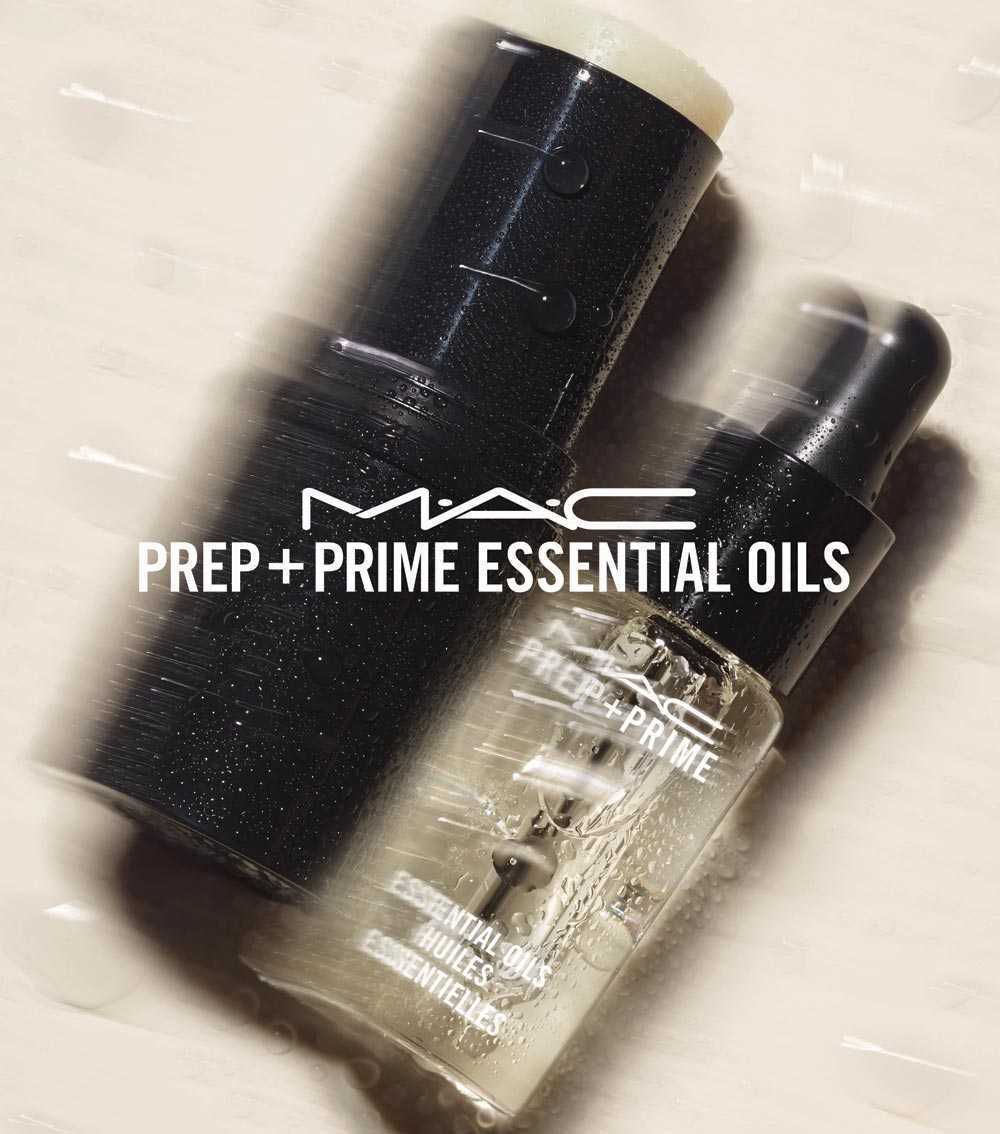 mac prep + prime essential oils