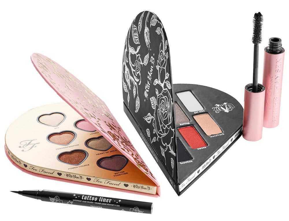 too faced e kat von d collezione better together