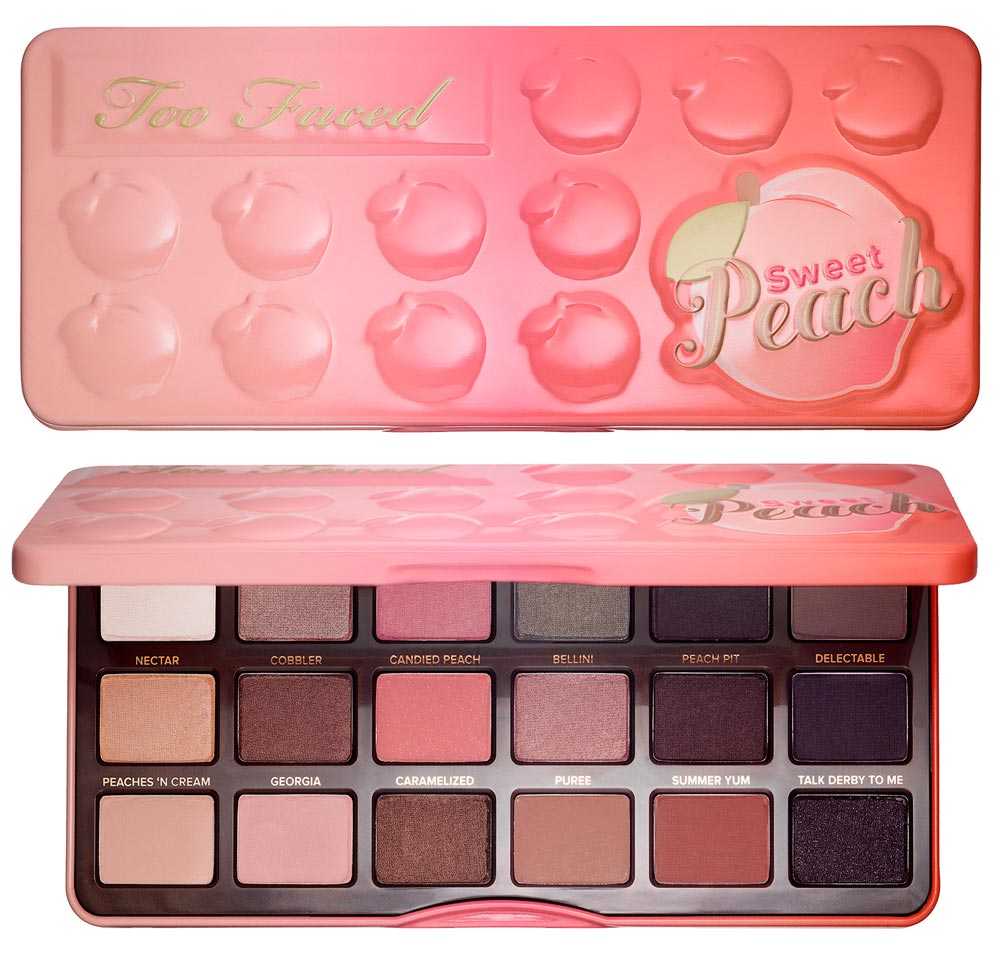 too faced sweet peach palette